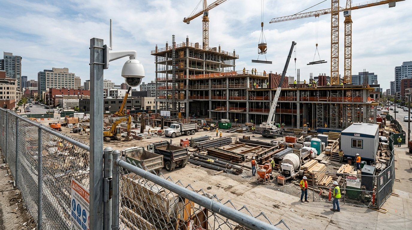 Construction Sites & Heavy Machinery Surveillance